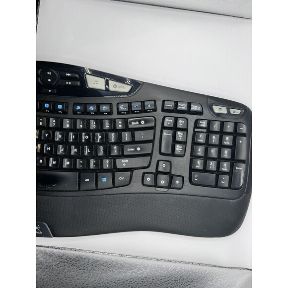 Logitech Wireless Wave K350 Keyboard ONLY (no usb dongle receiver) - Picture 2 of 5